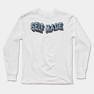 self made - trans pride typography Long Sleeve T-Shirt